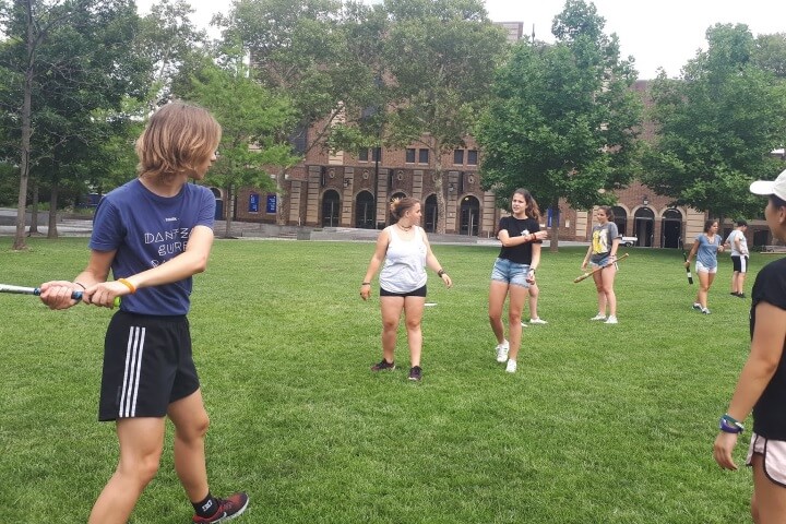 jugando a baseball en filadelfia