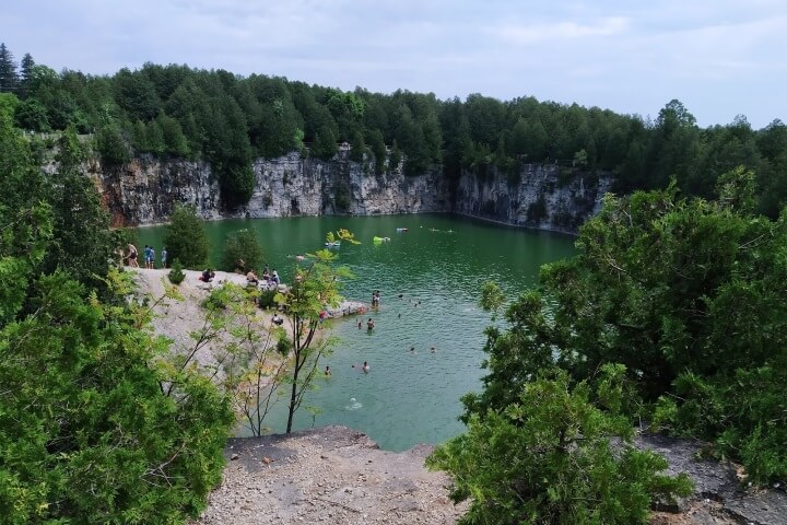 Lago en Canadá