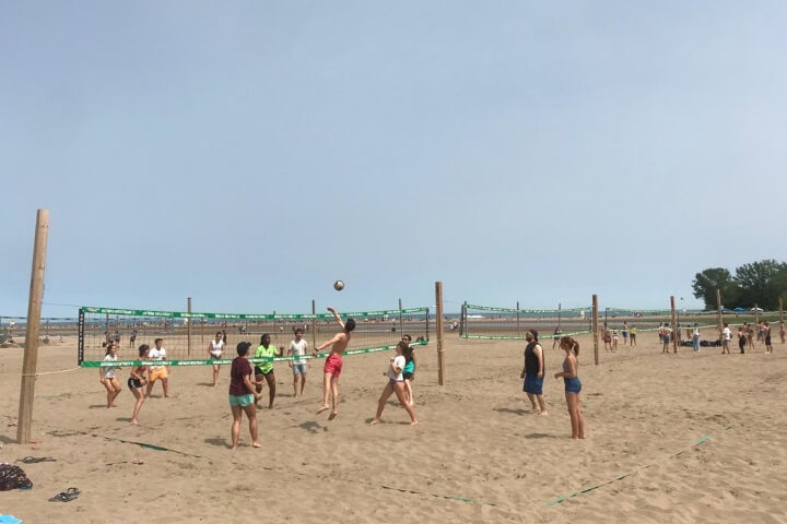 Volleyball en Woodbine beach