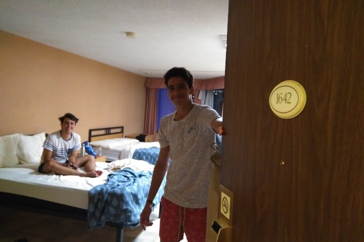 Habitación de chicos en la residencia