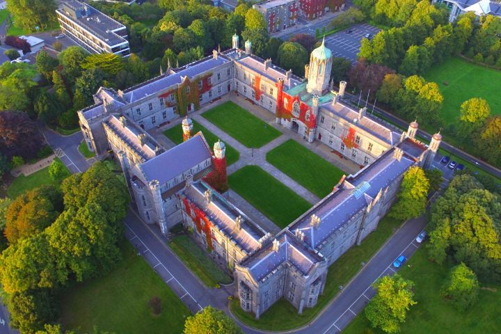 aerial view university galway