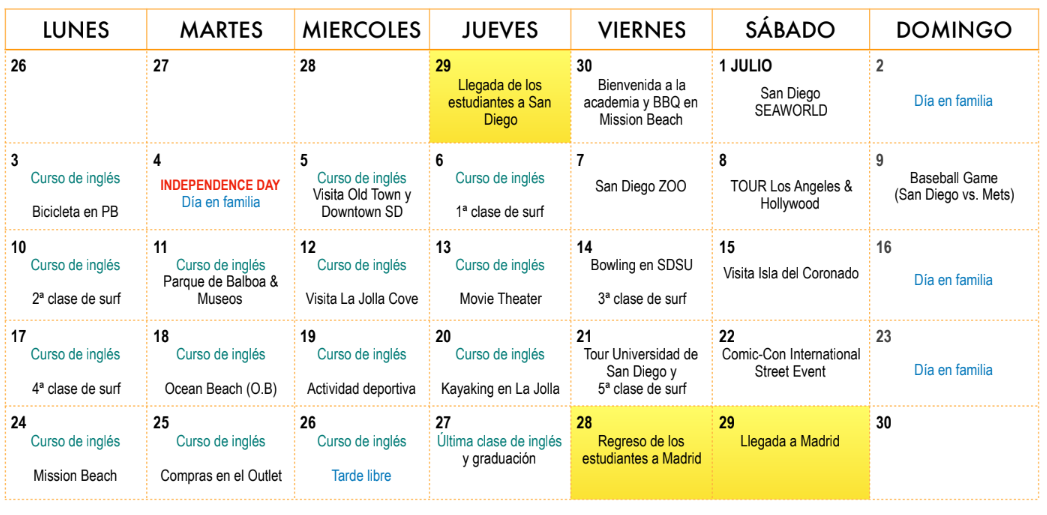 actividades san diego